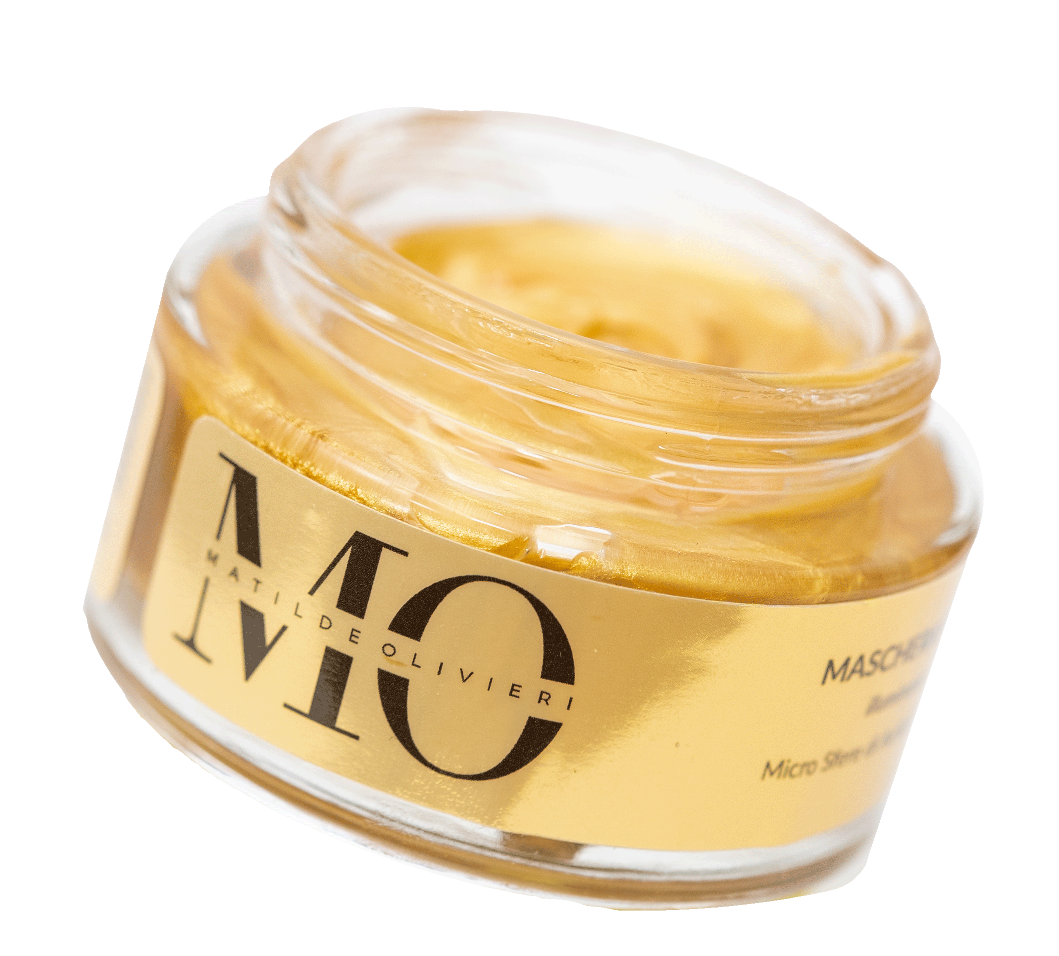 maschera-viso-oro-luxury- Packaging esclusivo per prodotti beauty firmati Matilde Olivieri