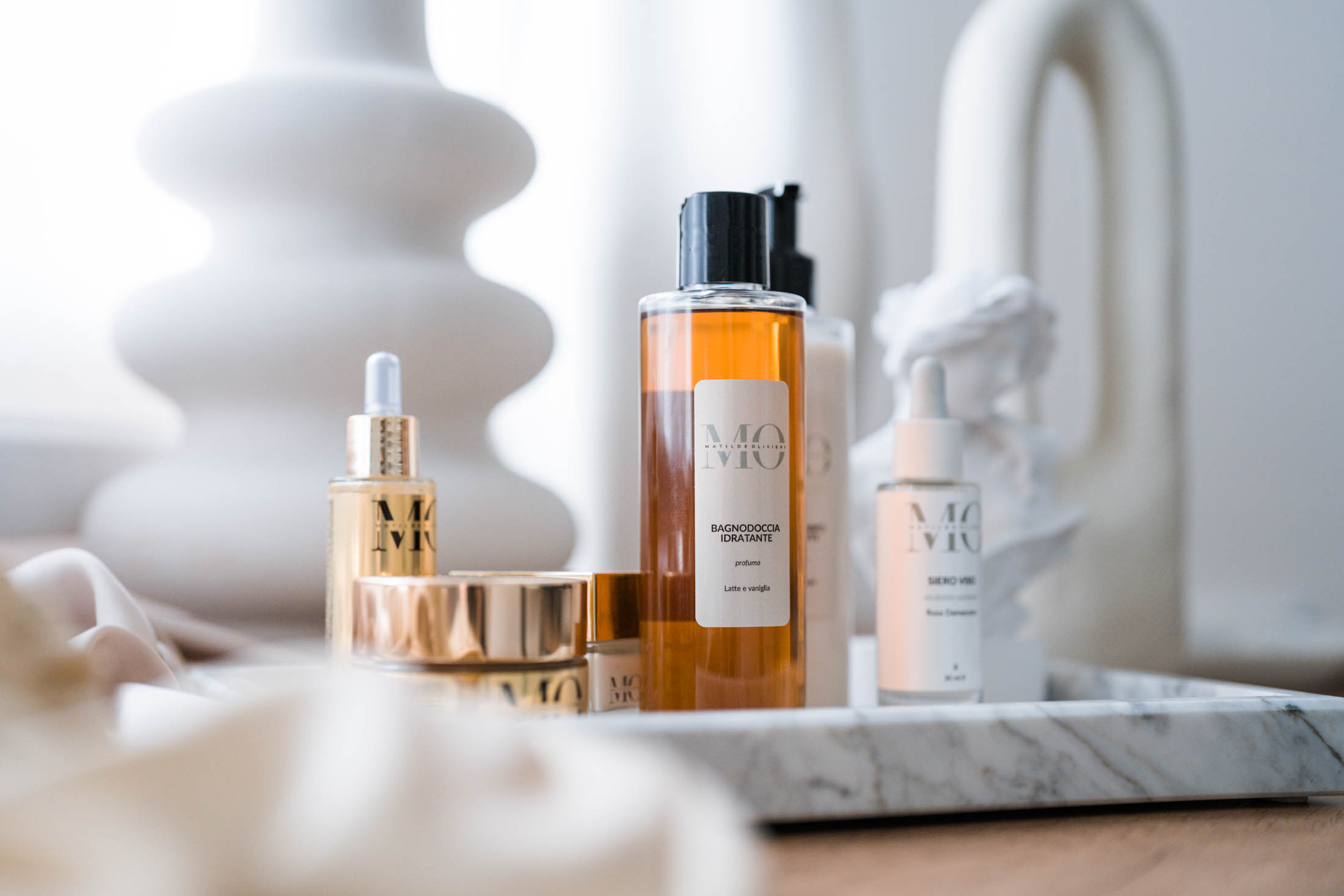 Packaging esclusivo per prodotti beauty firmati Matilde Olivieri